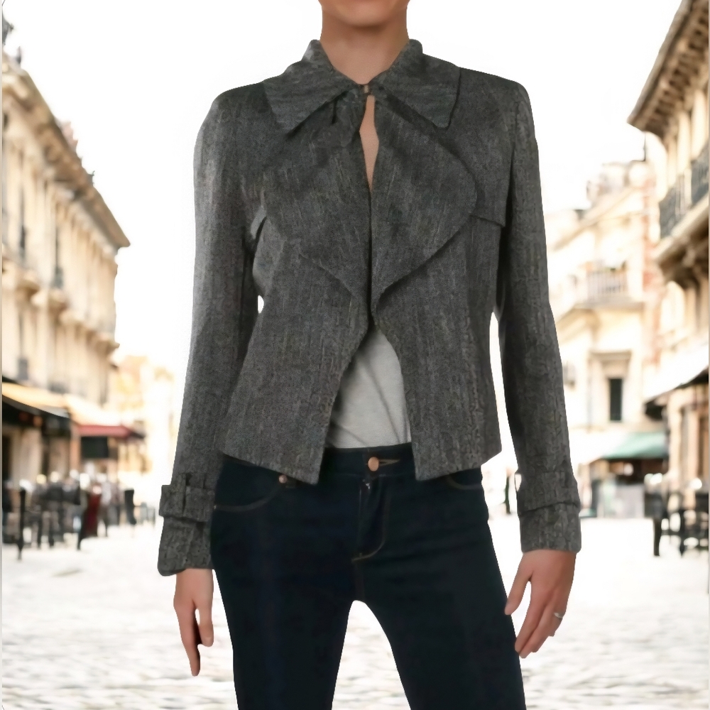 Anne Klein Dark Gray Women's Blazer